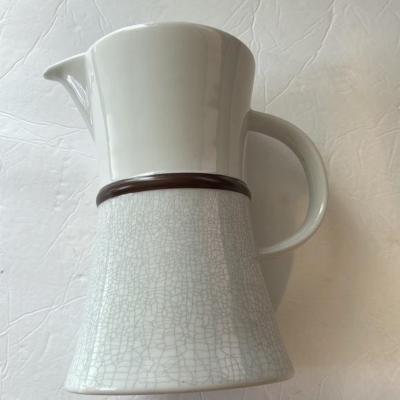 DANSK METTALISE BRONZE PITCHER NIB Crackle Microwave Dishwasher Serving Dining - Picture 2 of 12